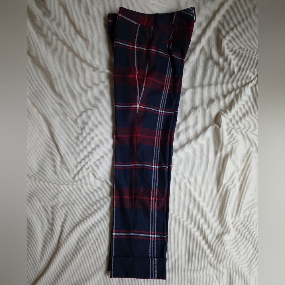 Tommy Hilfiger Set Women's Plaid Blazer Sz 2 + Pants Sz 6 Nwot - Picture 16 of 16
